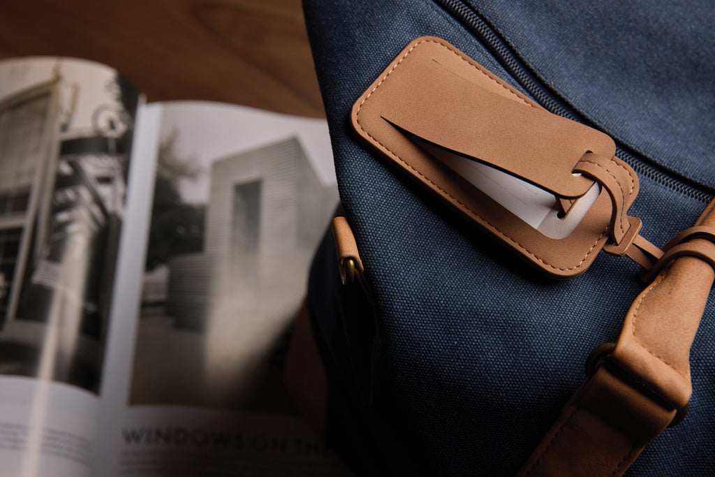 VINGA Bosler RCS luggage tag - Brown