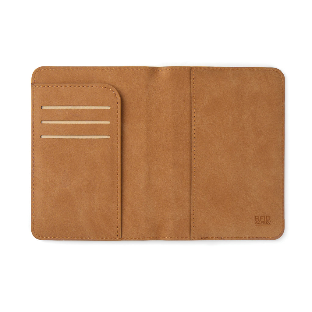 VINGA Bosler RCS RFID passport cover - Brown