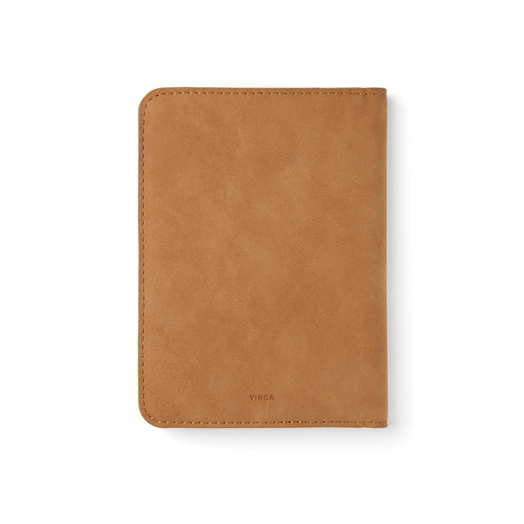 VINGA Bosler RCS RFID passport cover - Brown