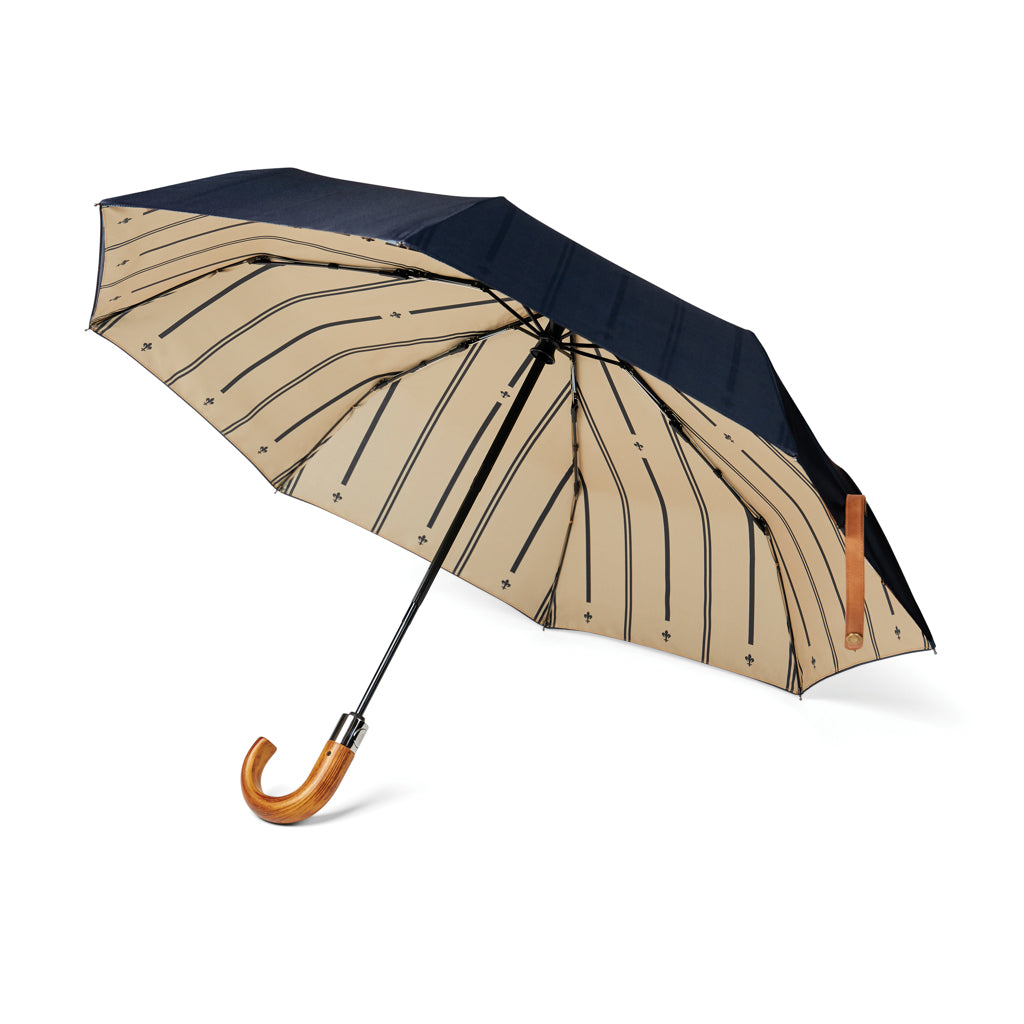 VINGA Bosler AWARE™ recycled pet 21' foldable umbrella - Navy