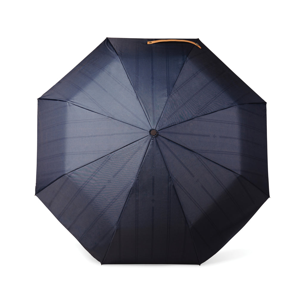 VINGA Bosler AWARE™ recycled pet 21' foldable umbrella - Navy