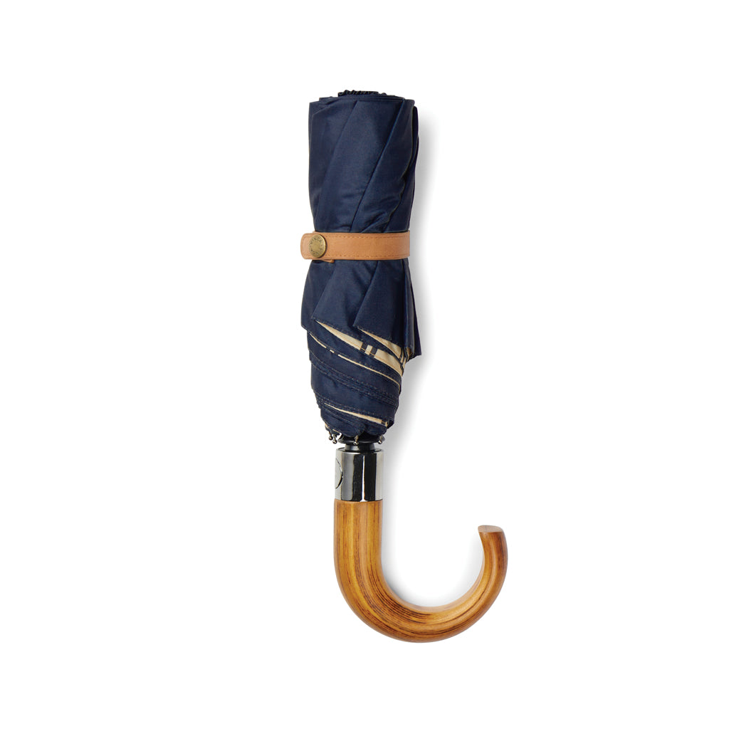 VINGA Bosler AWARE™ recycled pet 21' foldable umbrella - Navy