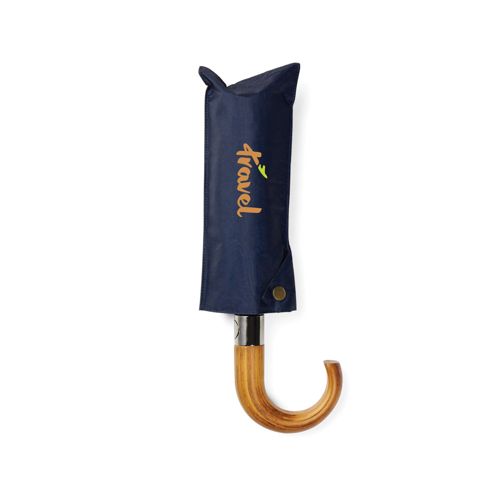 VINGA Bosler AWARE™ recycled pet 21' foldable umbrella - Navy