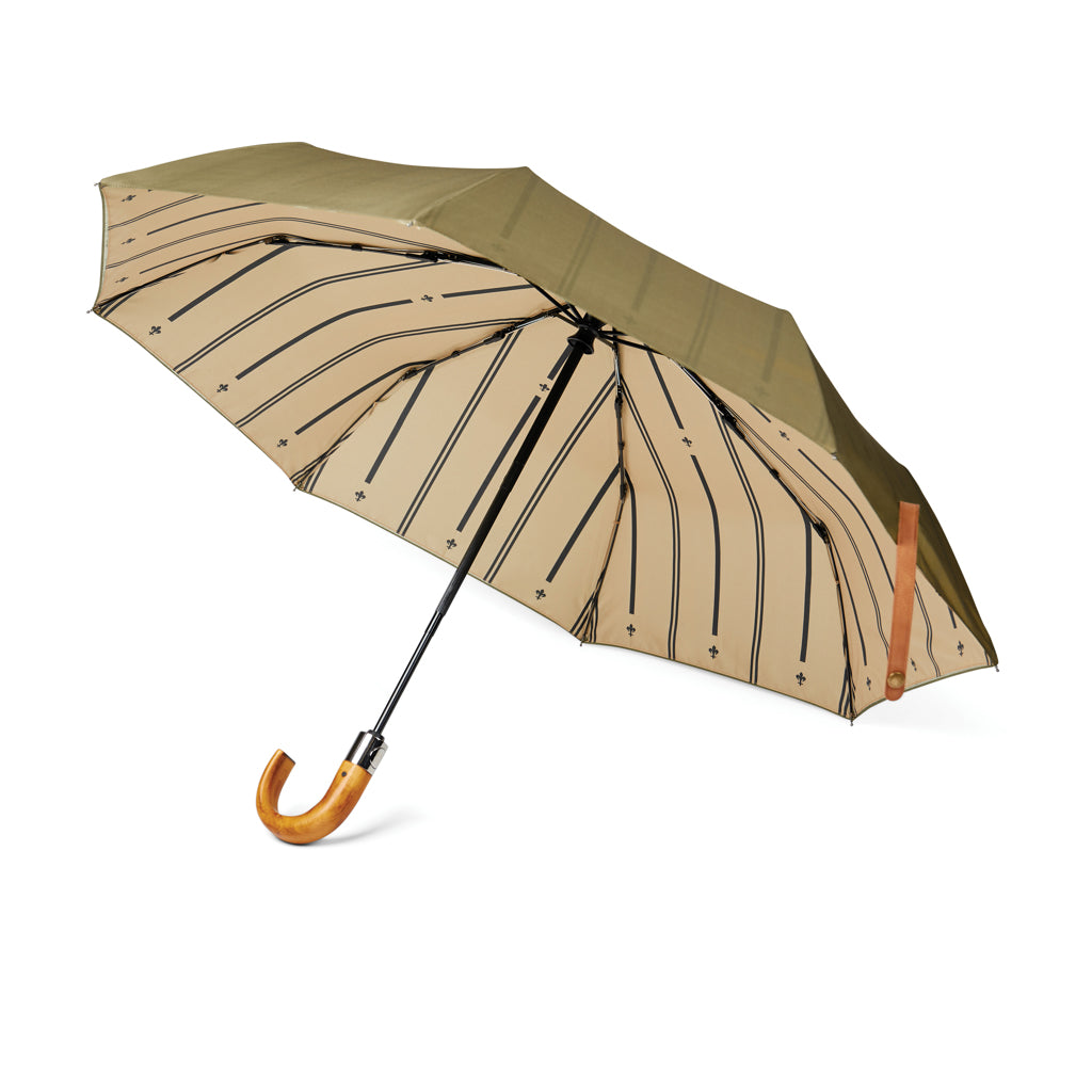 VINGA Bosler AWARE™ recycled pet 21' foldable umbrella - Green