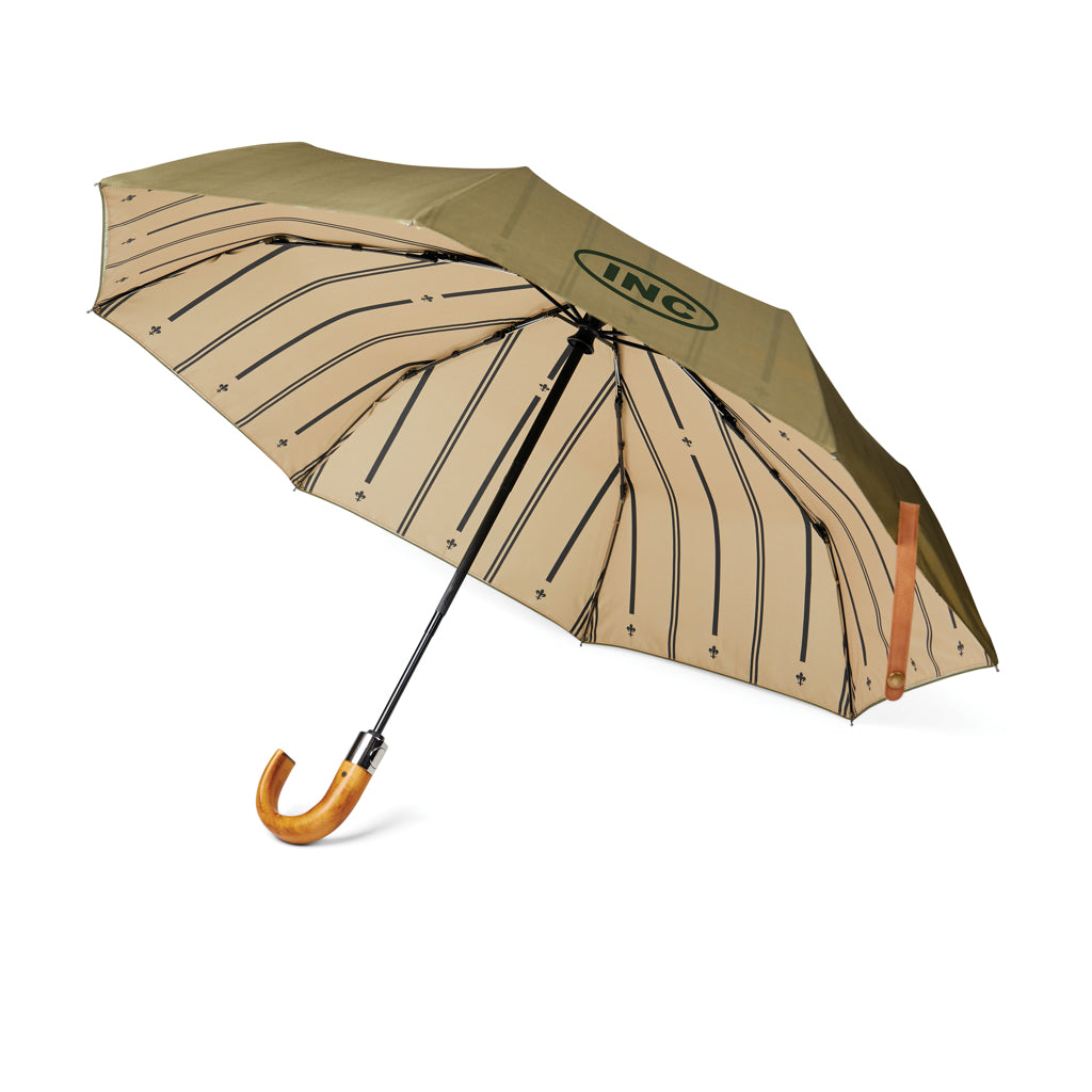 VINGA Bosler AWARE™ recycled pet 21' foldable umbrella - Green