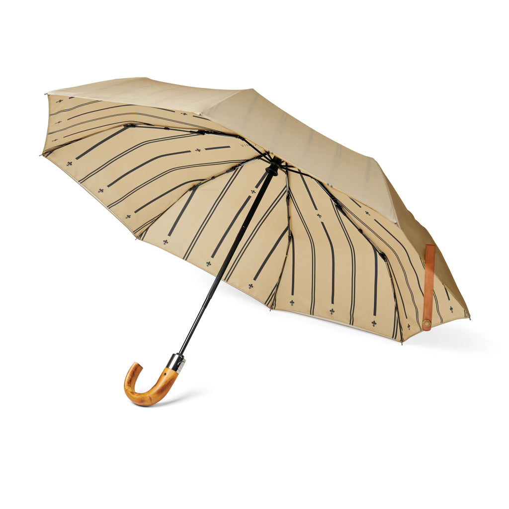 VINGA Bosler AWARE™ recycled pet 21' foldable umbrella - Beige
