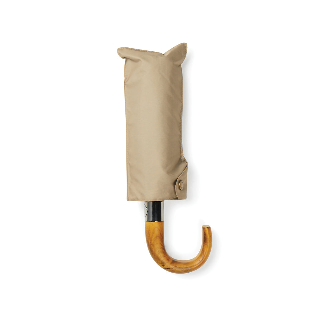 VINGA Bosler AWARE™ recycled pet 21' foldable umbrella - Beige