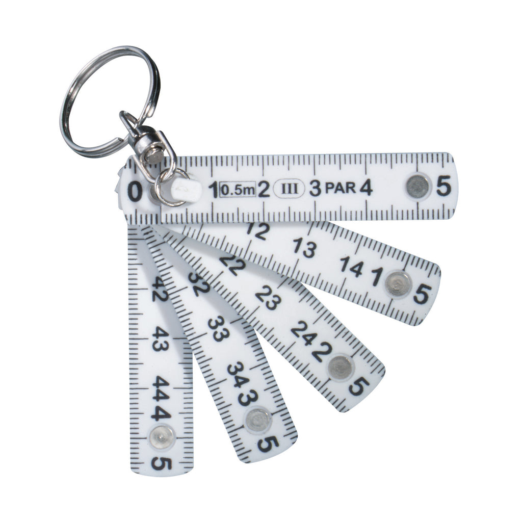 Mini folding rule - White