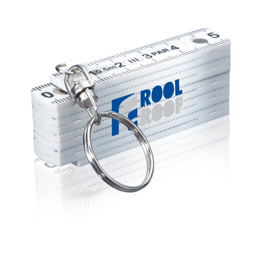 Mini folding rule - White