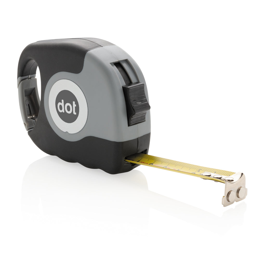 Measuring tape with carabiner - Grey