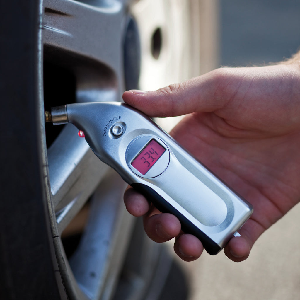 Digital tyre gauge - Silver