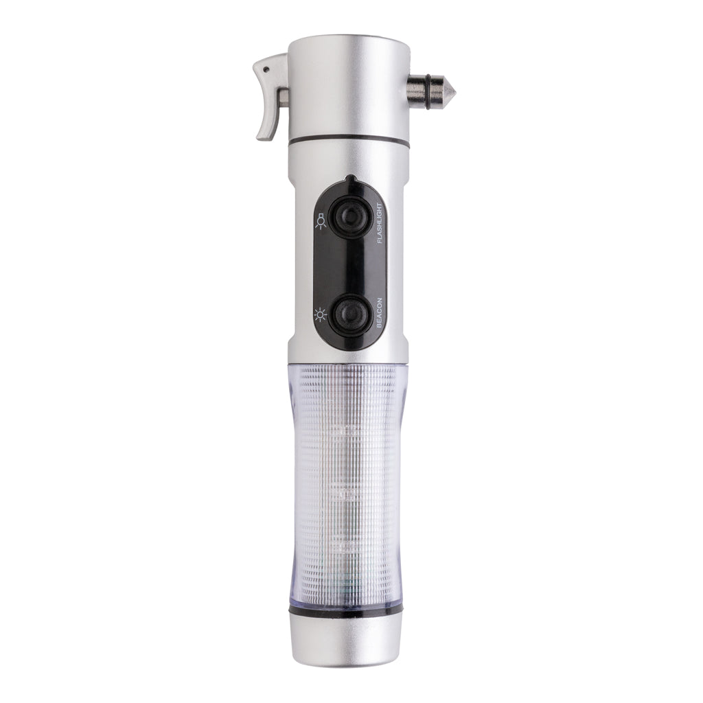 Emergency light with hammer - Silver