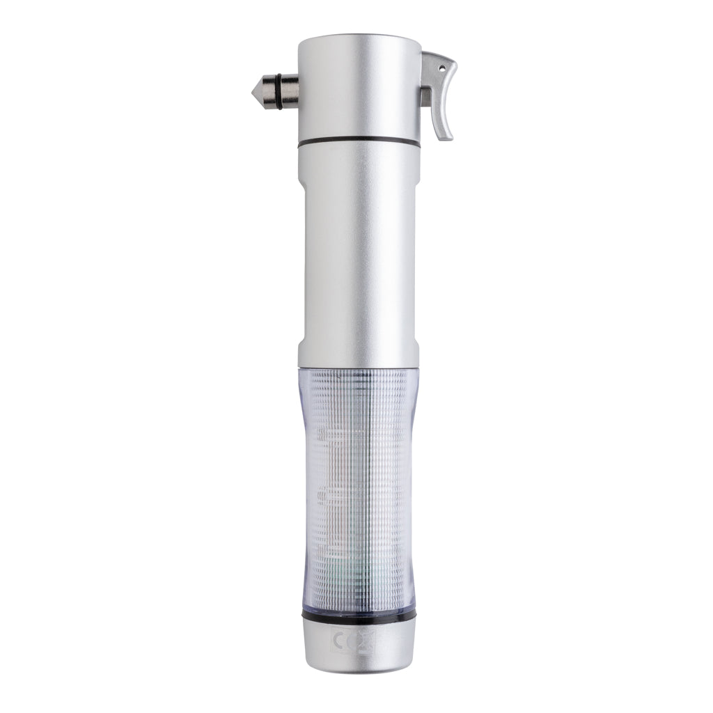 Emergency light with hammer - Silver