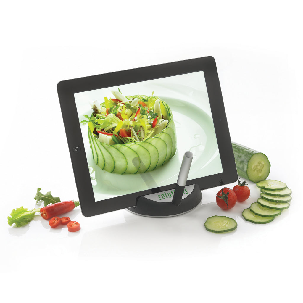 Chef tablet stand with touchpen - Black