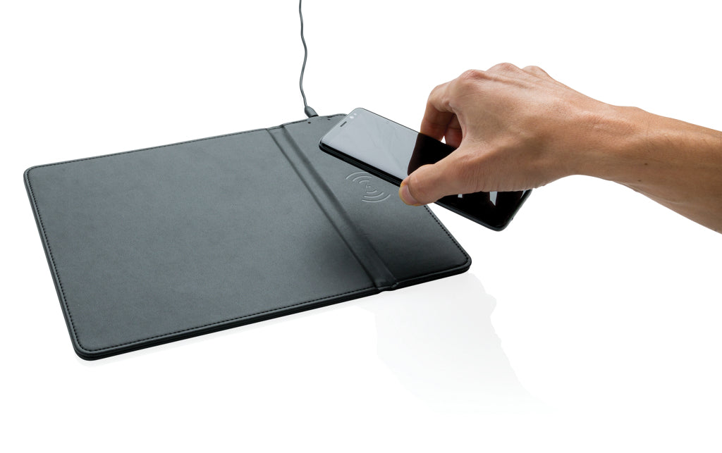 Mousepad with 5W wireless charging - Black