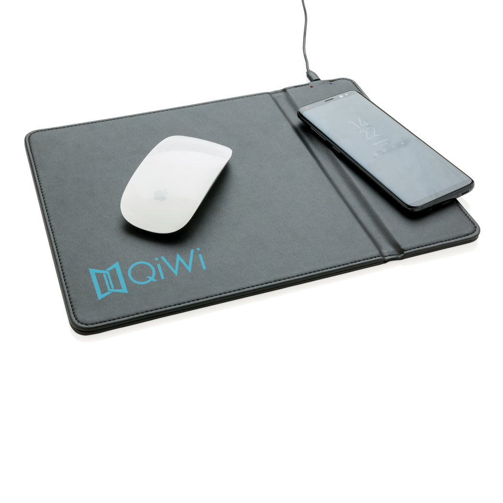 Mousepad with 5W wireless charging - Black