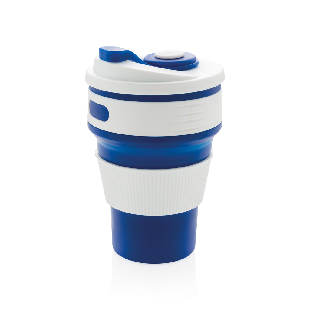 Foldable silicone cup - Blue