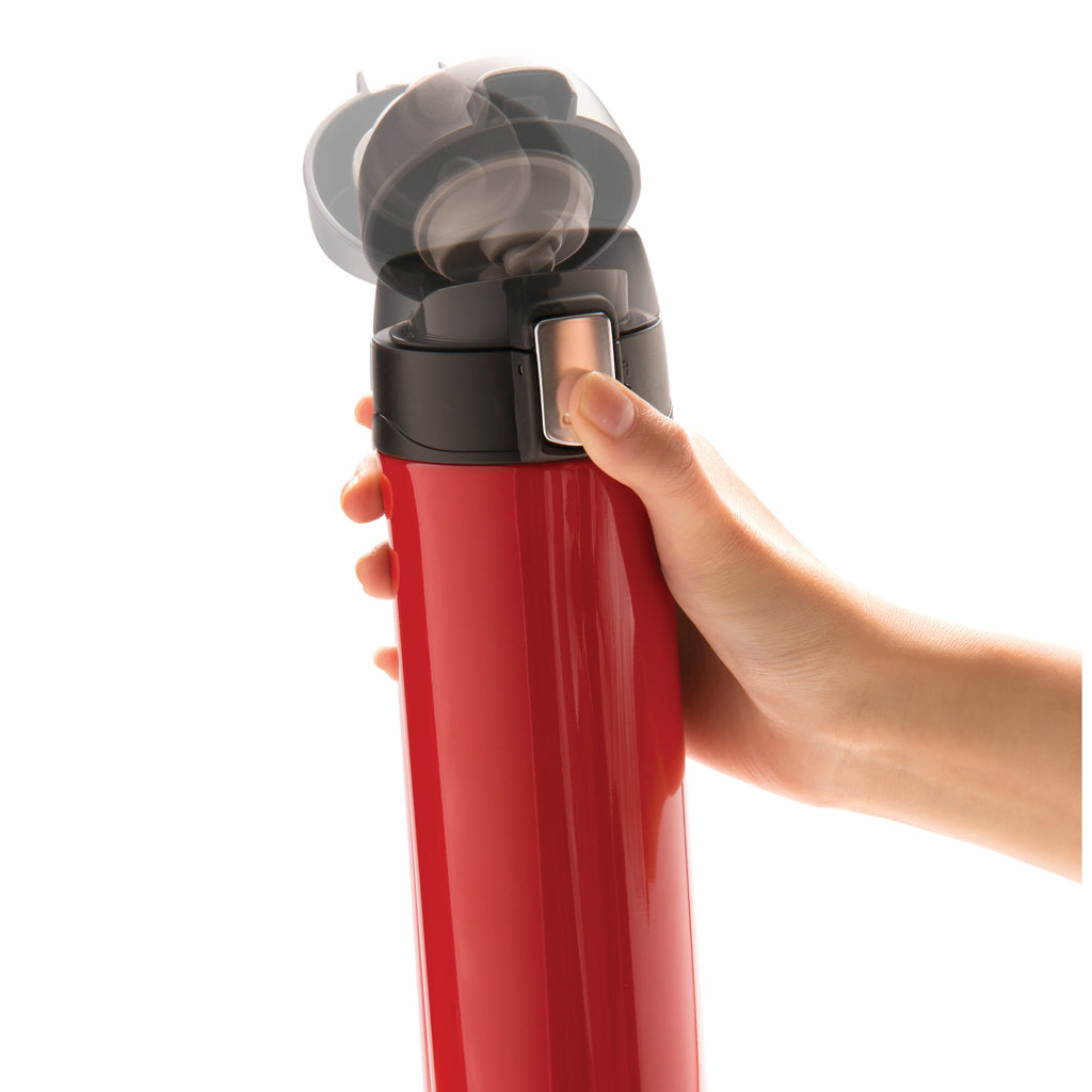 Easy lock vacuum flask - Red