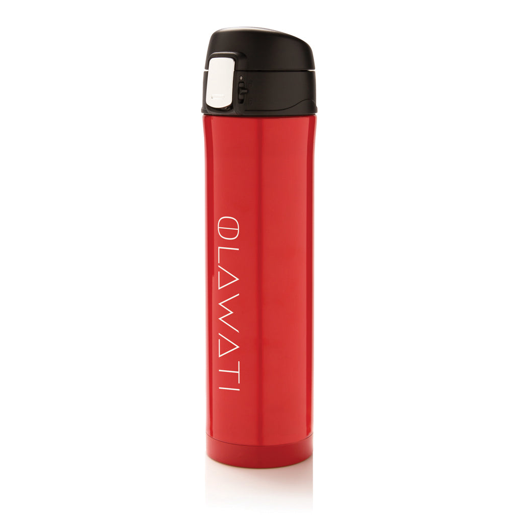 Easy lock vacuum flask - Red