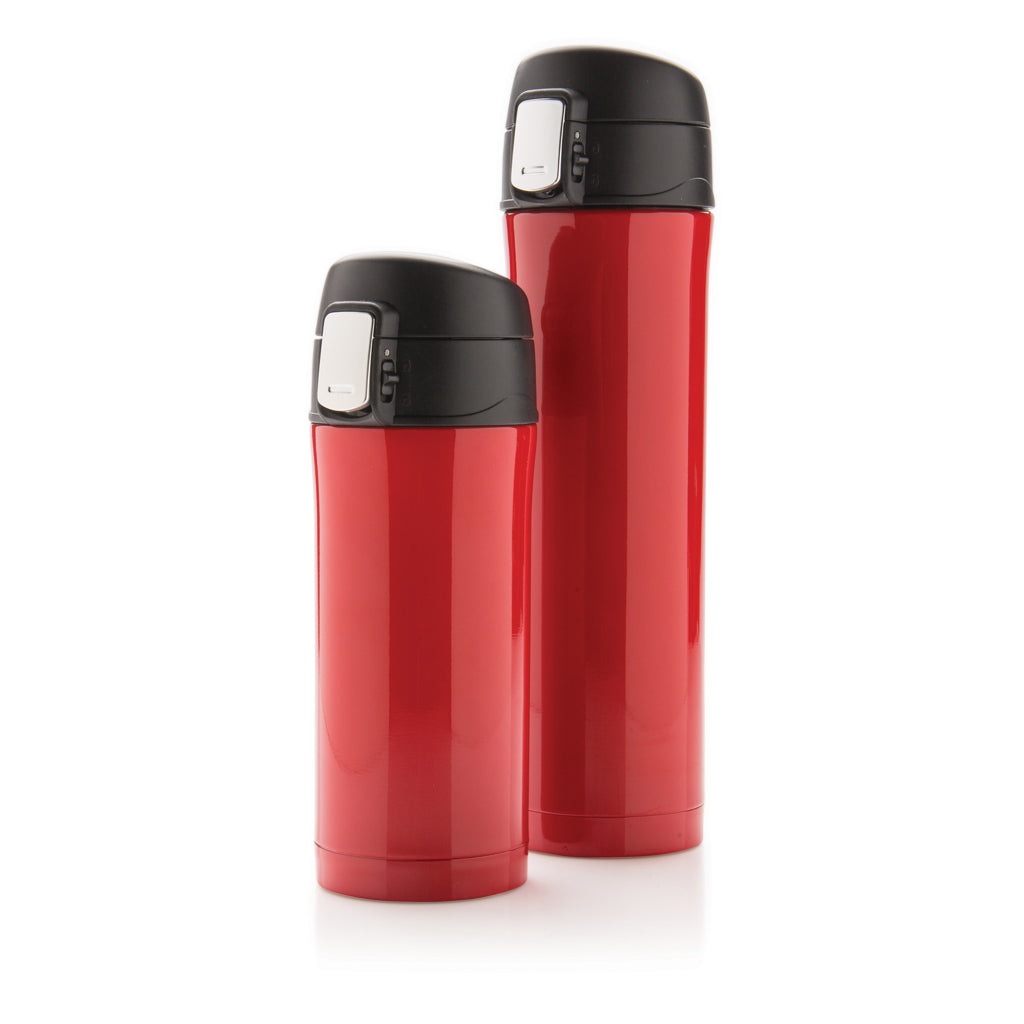 Easy lock vacuum flask - Red