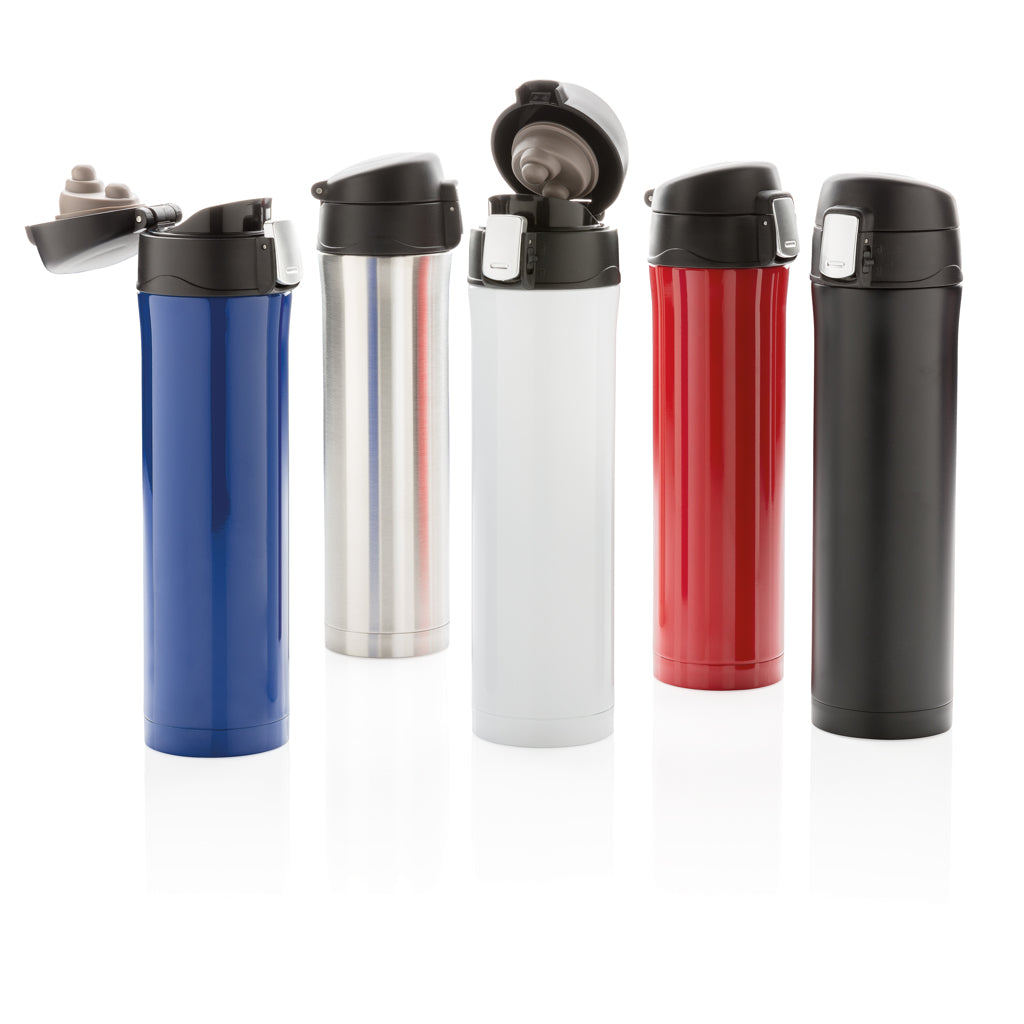 Easy lock vacuum flask - Red