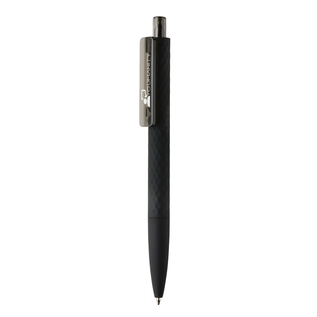 X3 RCS certified R-ABS black smooth touch pen - Black