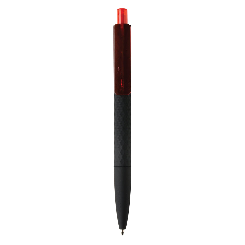 X3 RCS certified R-ABS black smooth touch pen - Red