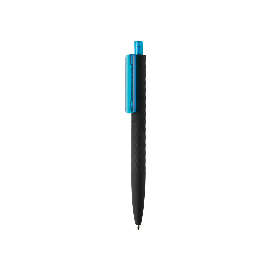 X3 RCS certified R-ABS black smooth touch pen - Light Blue