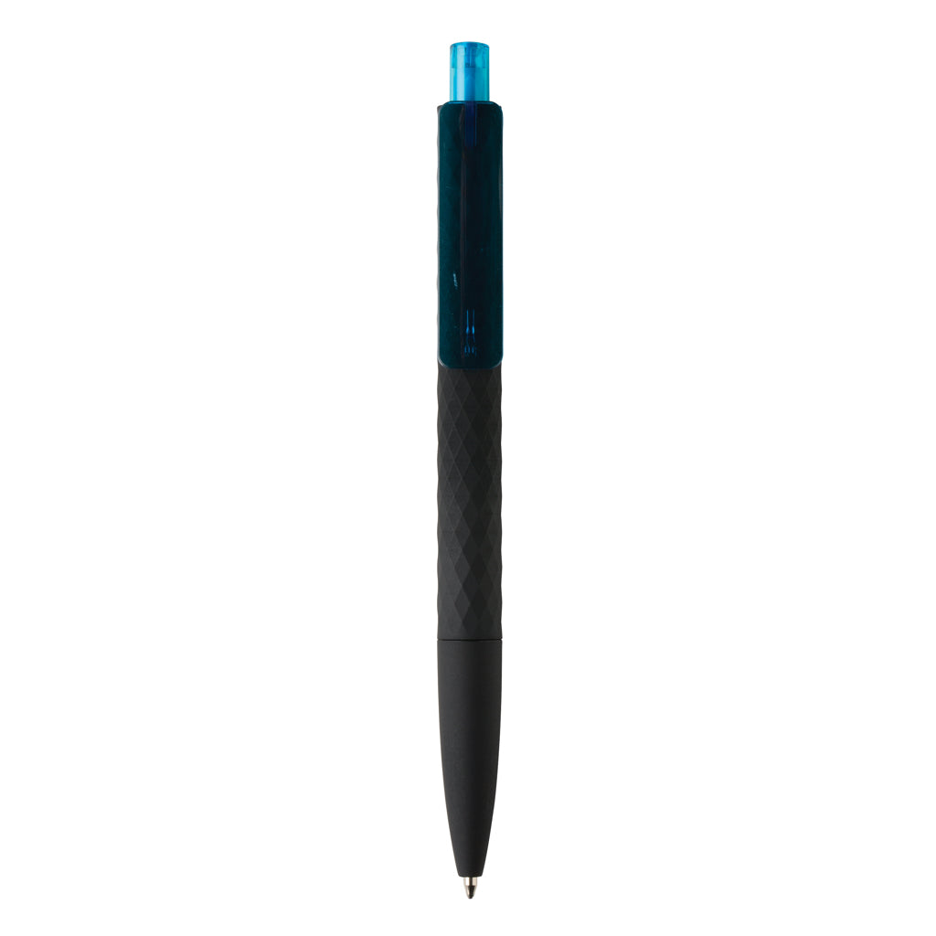 X3 RCS certified R-ABS black smooth touch pen - Light Blue