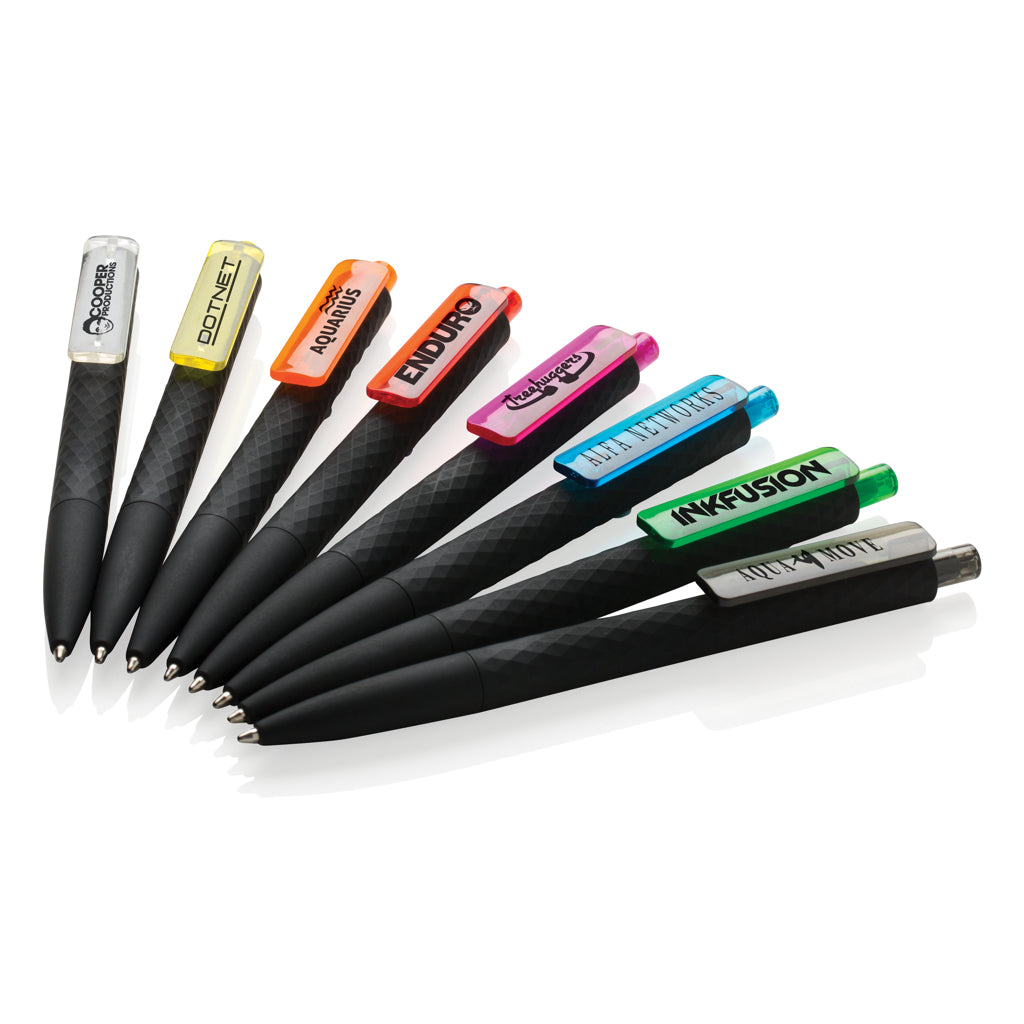 X3 RCS certified R-ABS black smooth touch pen - Green