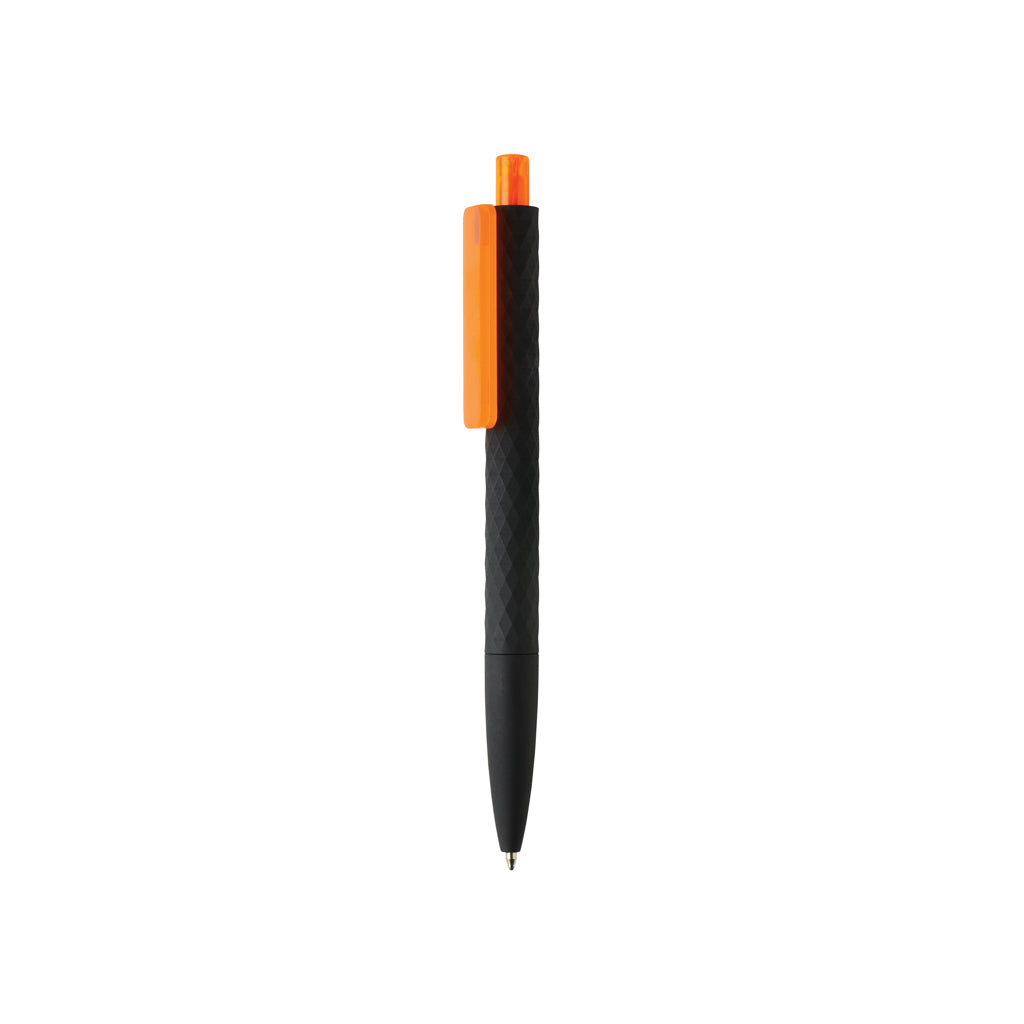 X3 RCS certified R-ABS black smooth touch pen - Orange