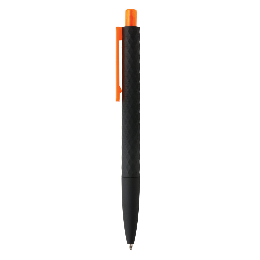 X3 RCS certified R-ABS black smooth touch pen - Orange