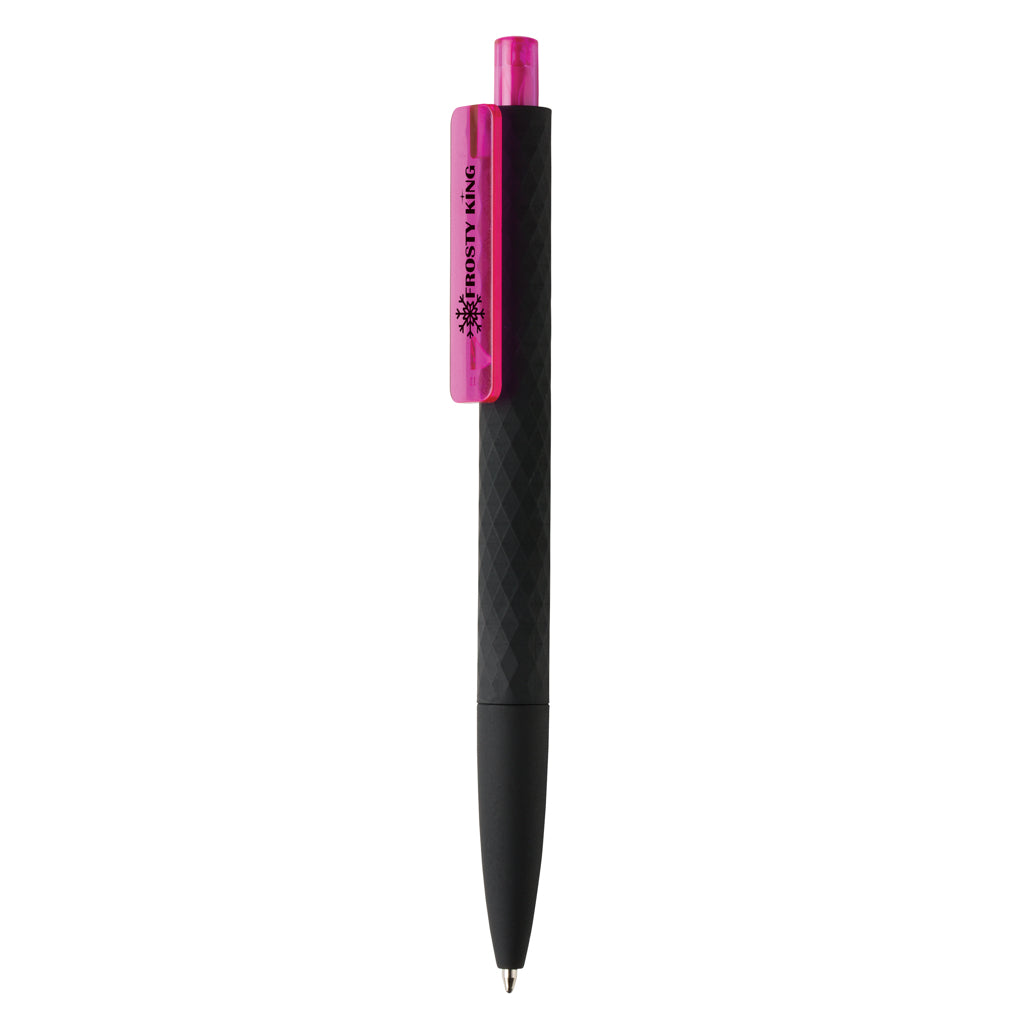 X3 RCS certified R-ABS black smooth touch pen - Pink