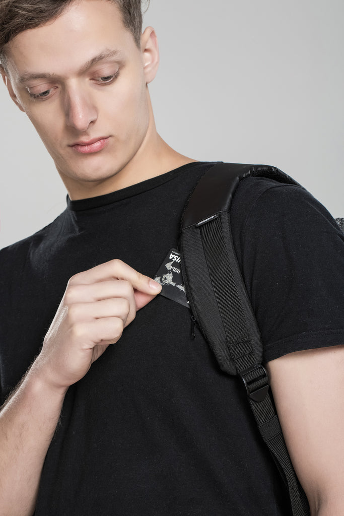 Urban anti-theft cut-proof backpack - Grey
