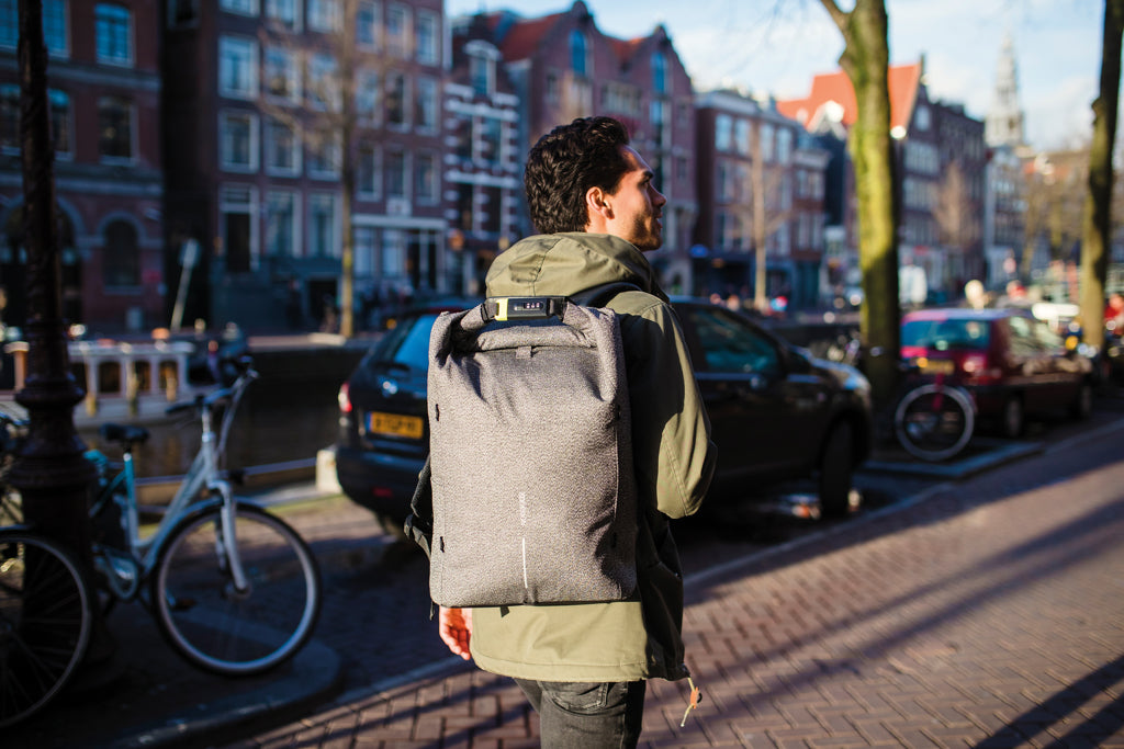 Urban anti-theft cut-proof backpack - Grey