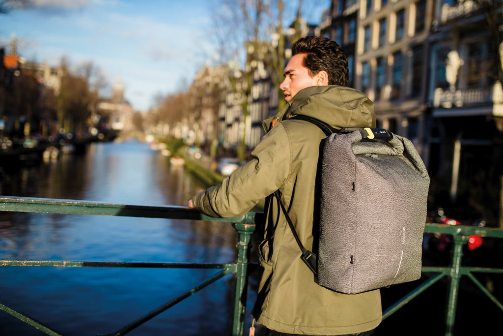 Urban anti-theft cut-proof backpack - Grey
