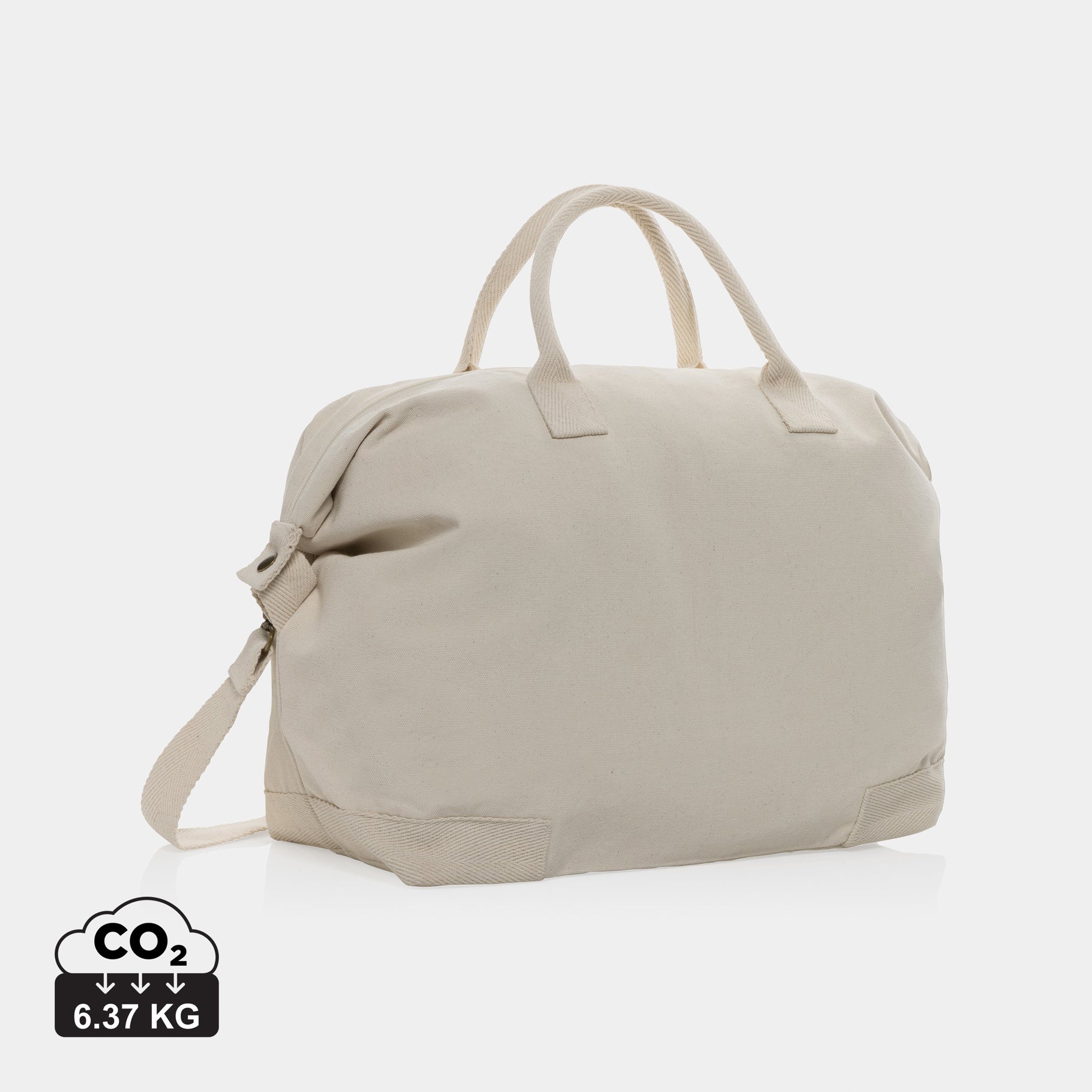 Kezar AWARE™ 500 gsm recycled canvas deluxe weekend bag