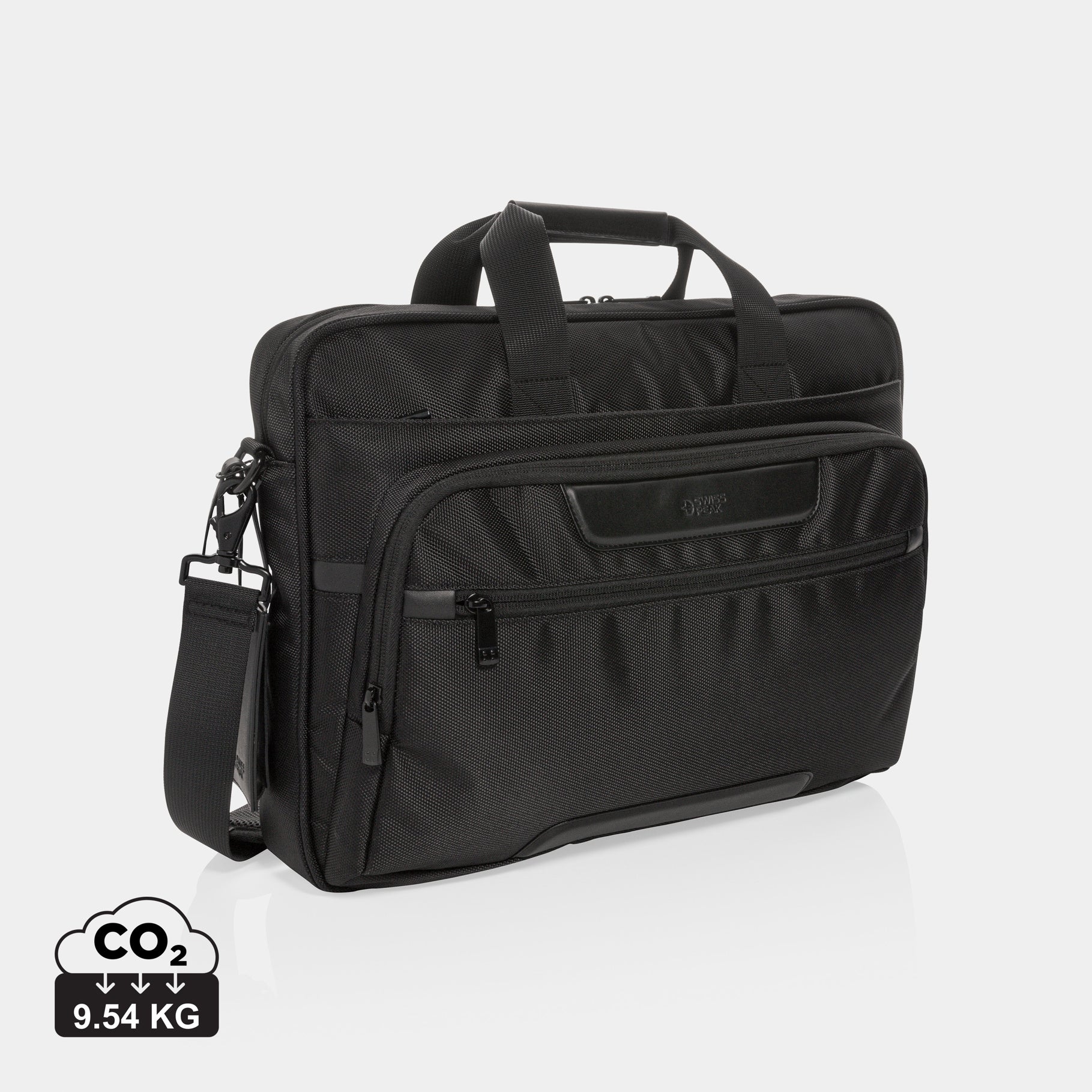 Swiss Peak RPET Voyager RFID 15.6" laptop bag