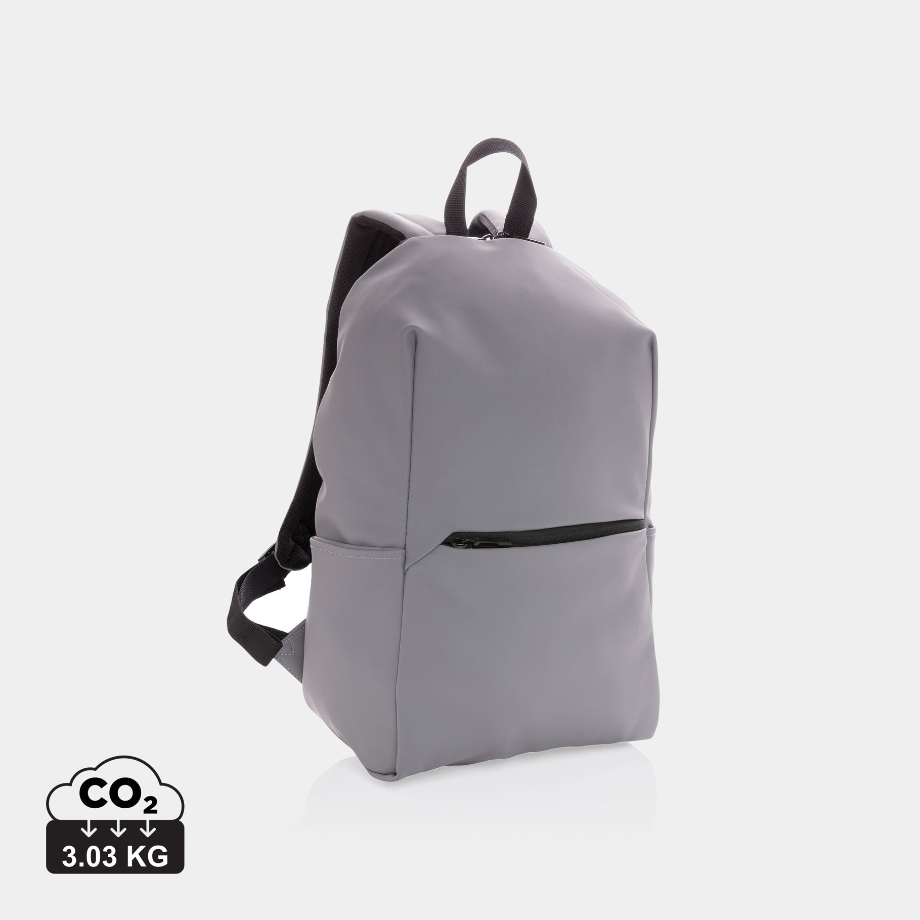 Smooth PU 15.6"laptop backpack