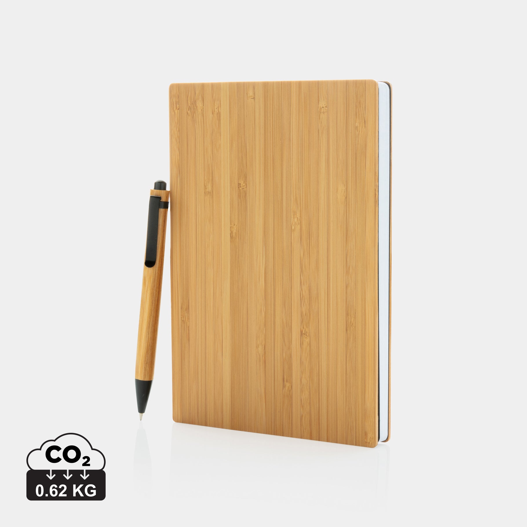 A5 Bamboo notebook & pen set