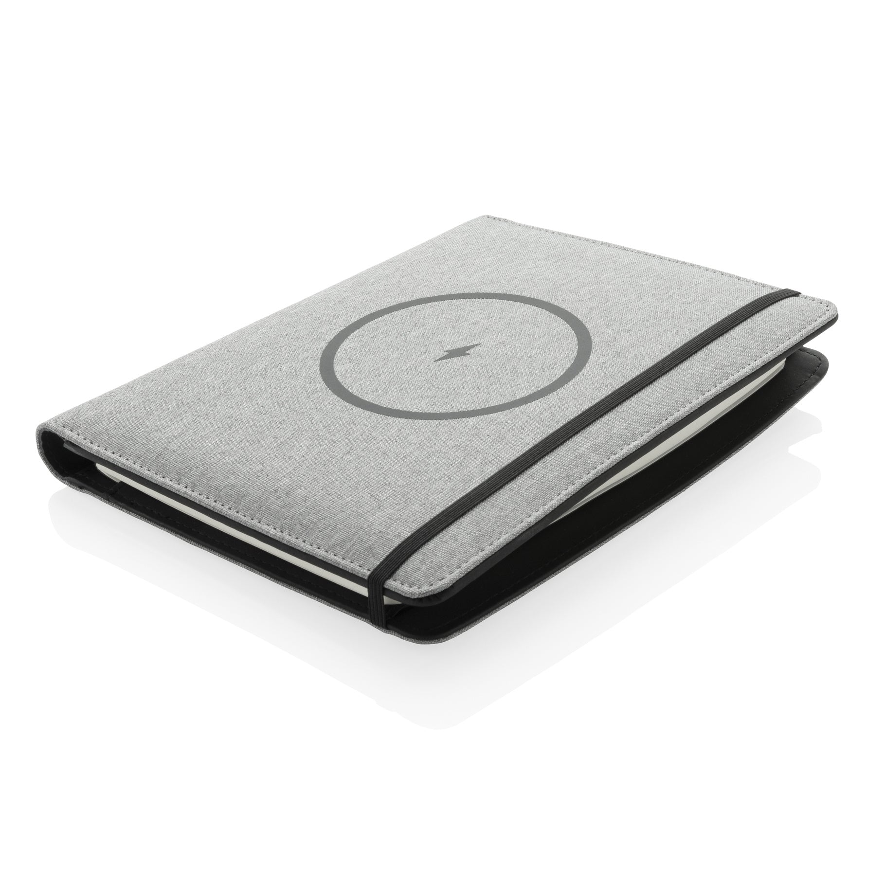 Air 5W wireless charging notebook with 5000mAh powerbank - Indigo