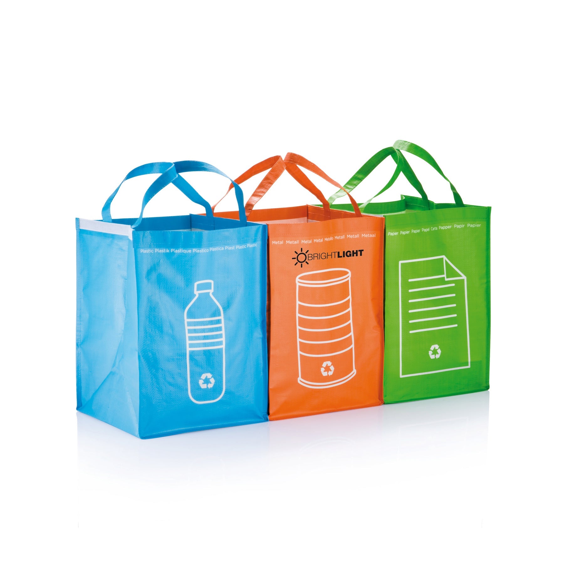 3pcs recycle waste bags - Indigo