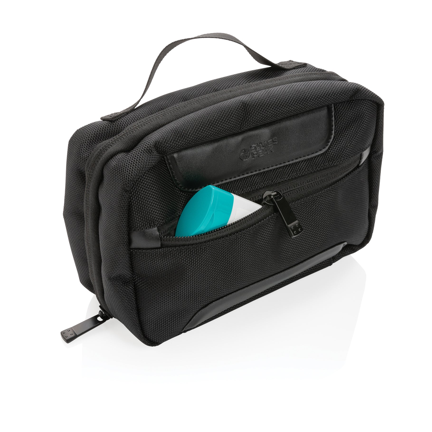 Swiss Peak AWARE™ RPET Voyager toiletry bag - Indigo
