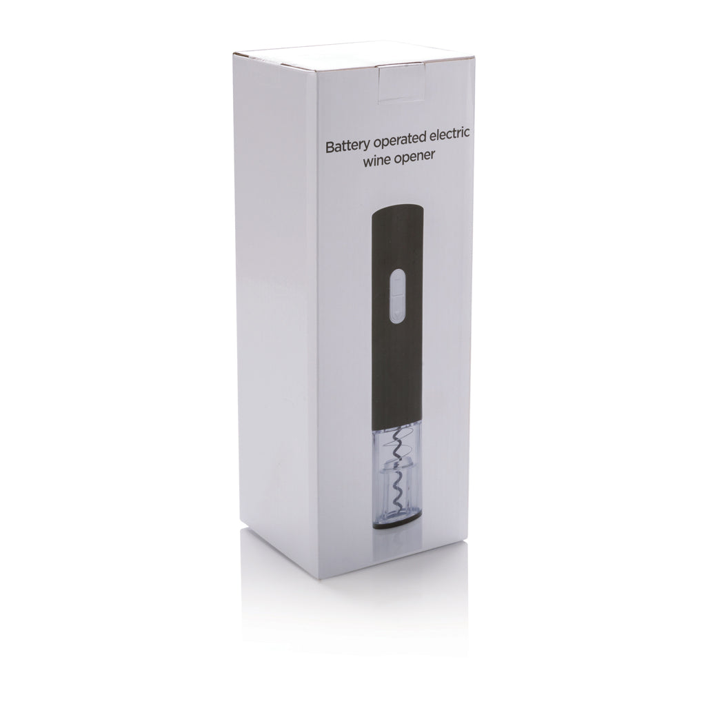 Electric wine opener - battery operated - Black